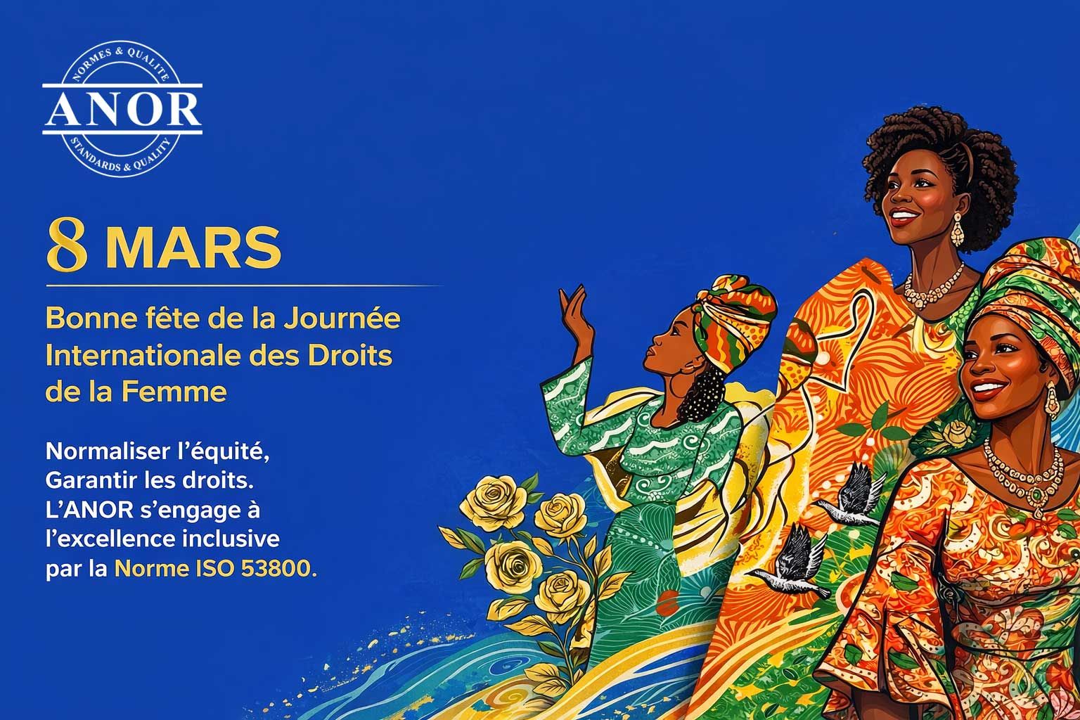 Bonne fête de la Journée Internationale des Droits de la Femme